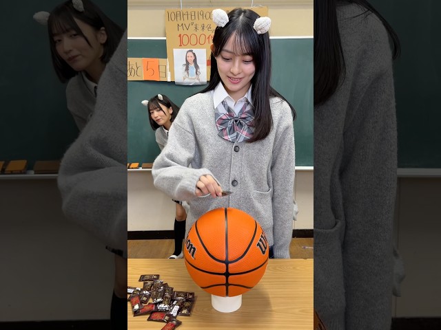 バスケットボールでバランスチャレンジ🏀️#shorts