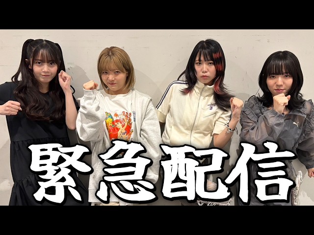 お知らせあり、緊急ライブ配信